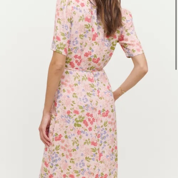 BOGO NWT Reformation Laurent Wrap Dress - Picture 3 of 6